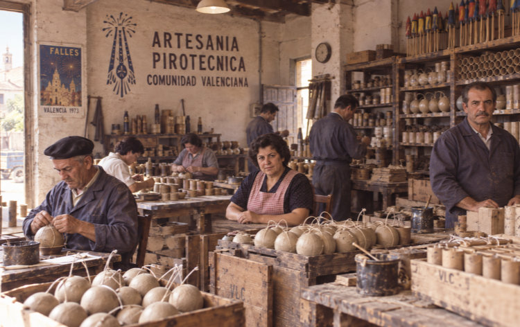 Oficio de los pirotécnicos valencianos